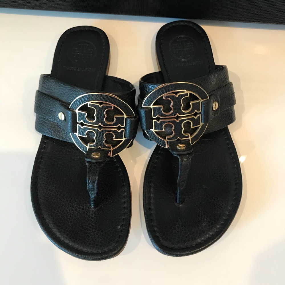 Tory Burch Miller Black Sandals